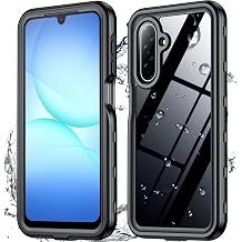 SPIDERCASE for Samsung Galaxy A17 Waterproof Case, IP68 Waterproof Case, Military-Grade Drop Protection, Full-Body Shockproof Dustproof Cover,Black