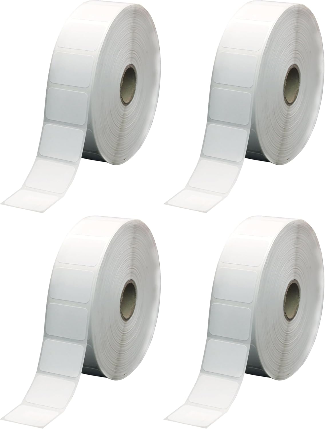 ChromaLabel 1.188 x 0.84 Inch Direct Thermal Labels, Ideal Mailing Label for Packages, Perforated Thermal Stickers Printer Label - 2710 Labels per Roll (Pack of 4)