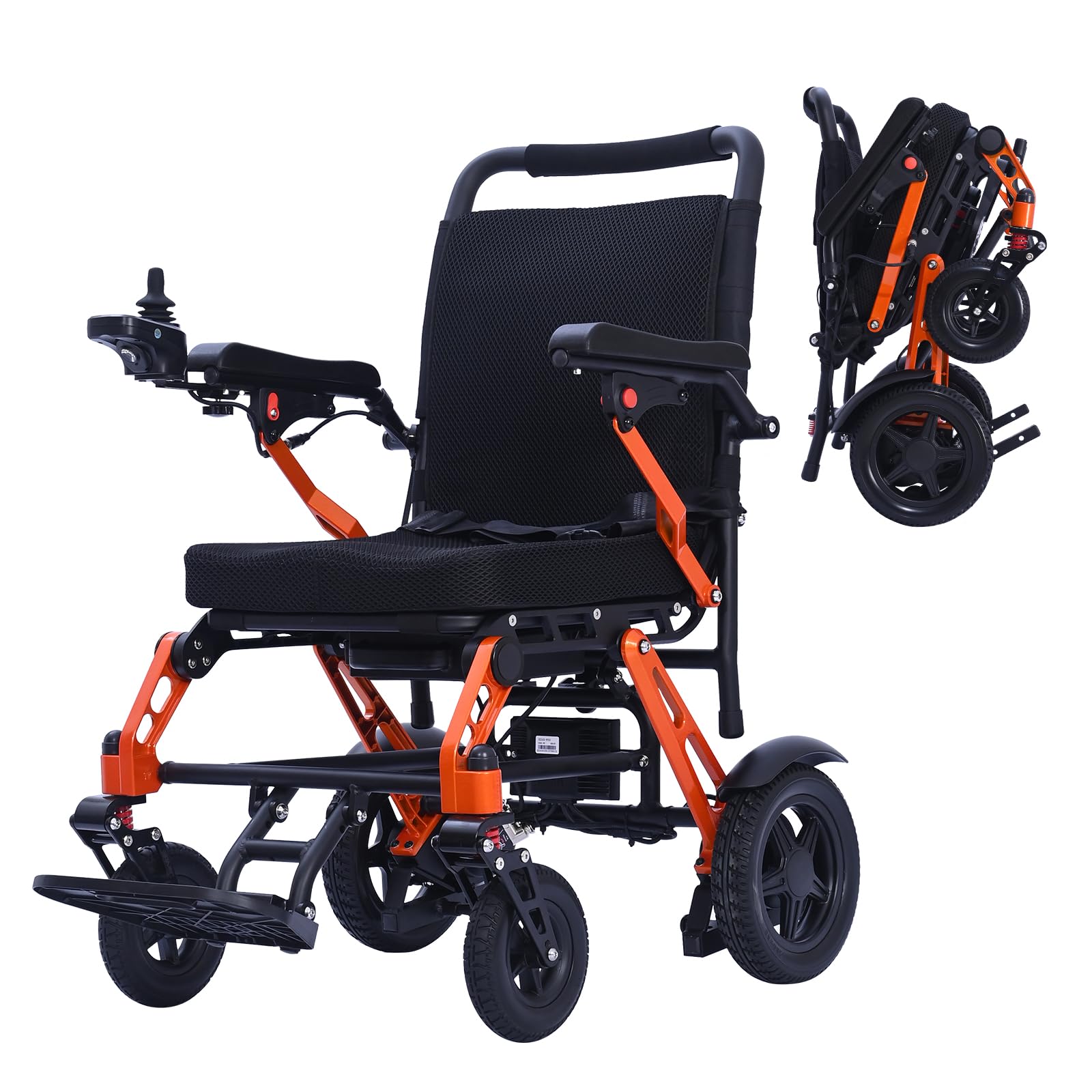 XP02 Fauteuil roulant électrique,alliage de magnésium aéronautique,pliable,18,3 kg,batterie lithium,charge 150 kg, autonomie 25 km,compact,nomade,pour déplacements quotidiens des seniors.