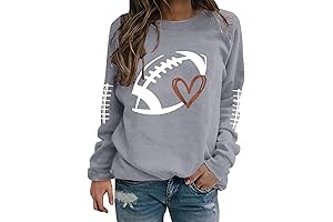 Fall Football Sweatshirts for Women: Stay Warm and Stylish on Game Day