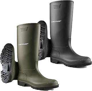 EXPRESS_SHU MENS LADIES UNISEX DUNLOP WELLINGTONS BOOTS WELLIES FULLY WATERPROOF CALF HIGH ANKLE MUCKER SNOW RAIN RUBBER SHOES