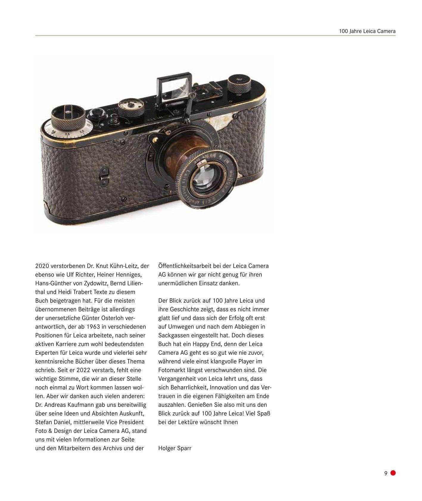 100 Jahre Leica Camera: Modelle - Historie - Fotokunst