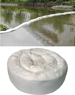 Oil Only Absorbent Boom 5 Pack Oil Boom, Boom Oil -Absorbing Fence That can be Used Repeatedly, Large Oil Absorption Clean Oil Spills(20x600cm/8x236.2in)