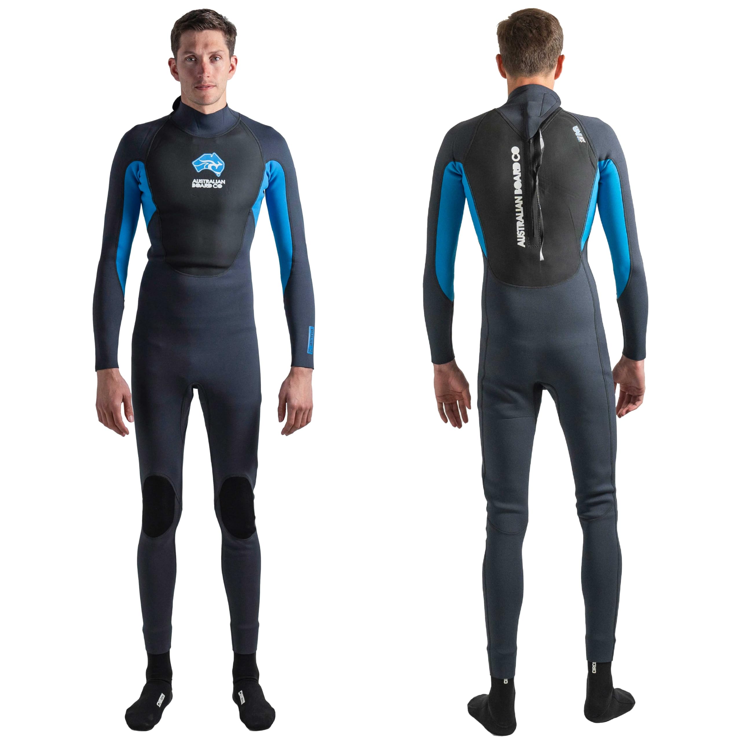 Circle One Pulse Combinaison de plongée longue d'été pour homme Bleu 3/2 mm