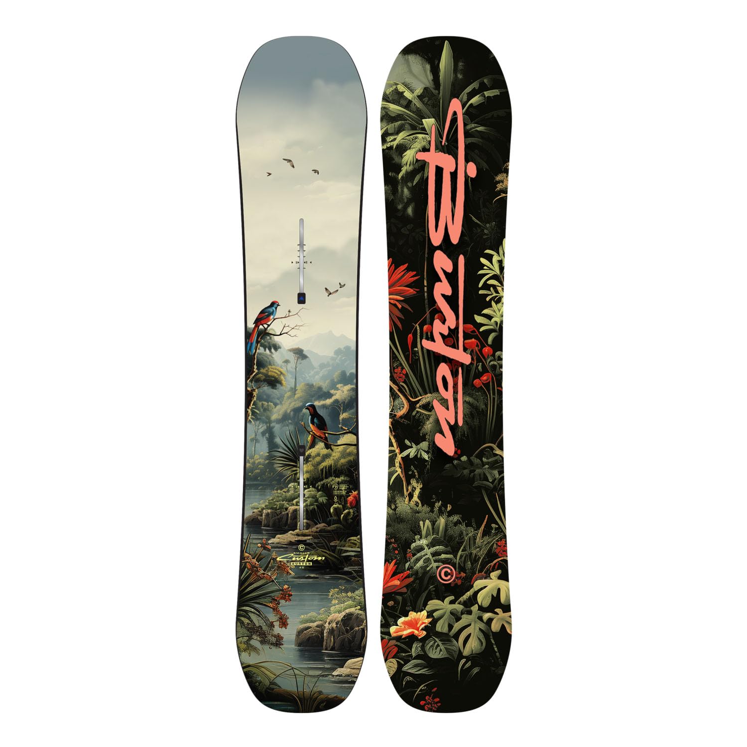 Burton - Kids Custom Smalls Camber Graphic Boy - Rozmiar 135 - Zielony