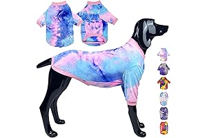 Tie Dye Dog Shirt: Large Dog Shirt for Pitbulls