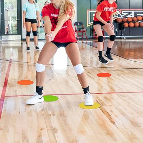 Miniatura 7 de Marcadores de punto de poliéster de 4 pulgadas y 9 pulgadas para puntos de agilidad para entrenamiento de gimnasioPE, baile, 61224 piezas,