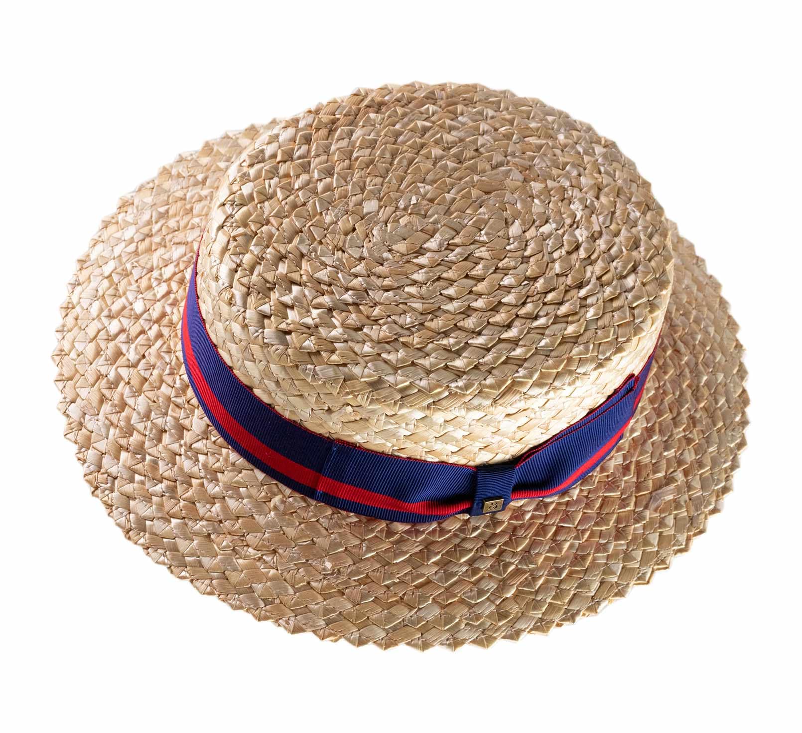 Chapeau canotier Paille Homme ou Femme Canotier Anglais