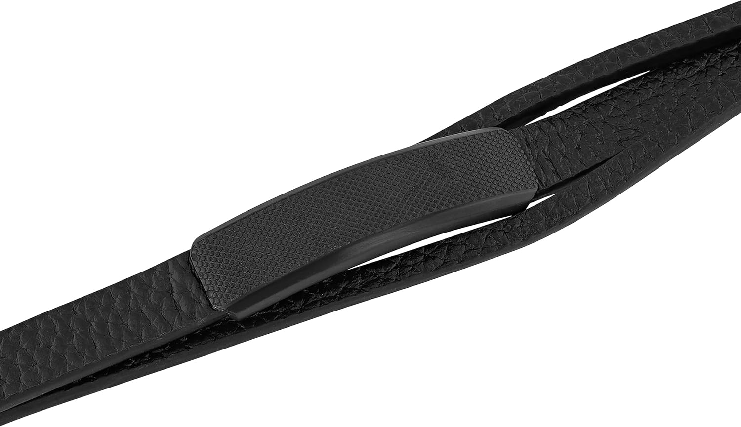 Men's Stainless Steel Faux Leather Bracelet Collection Sleek & Modern Elegance