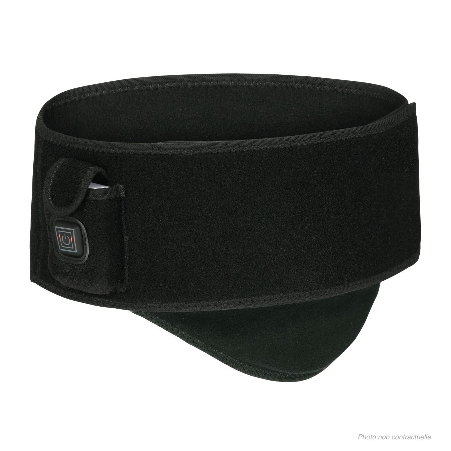 G-Heat - Ceinture lombaire chauffante massante - Relaxe - soulage les douleurs et tensions. Fournie avec batterie et câble de recharge