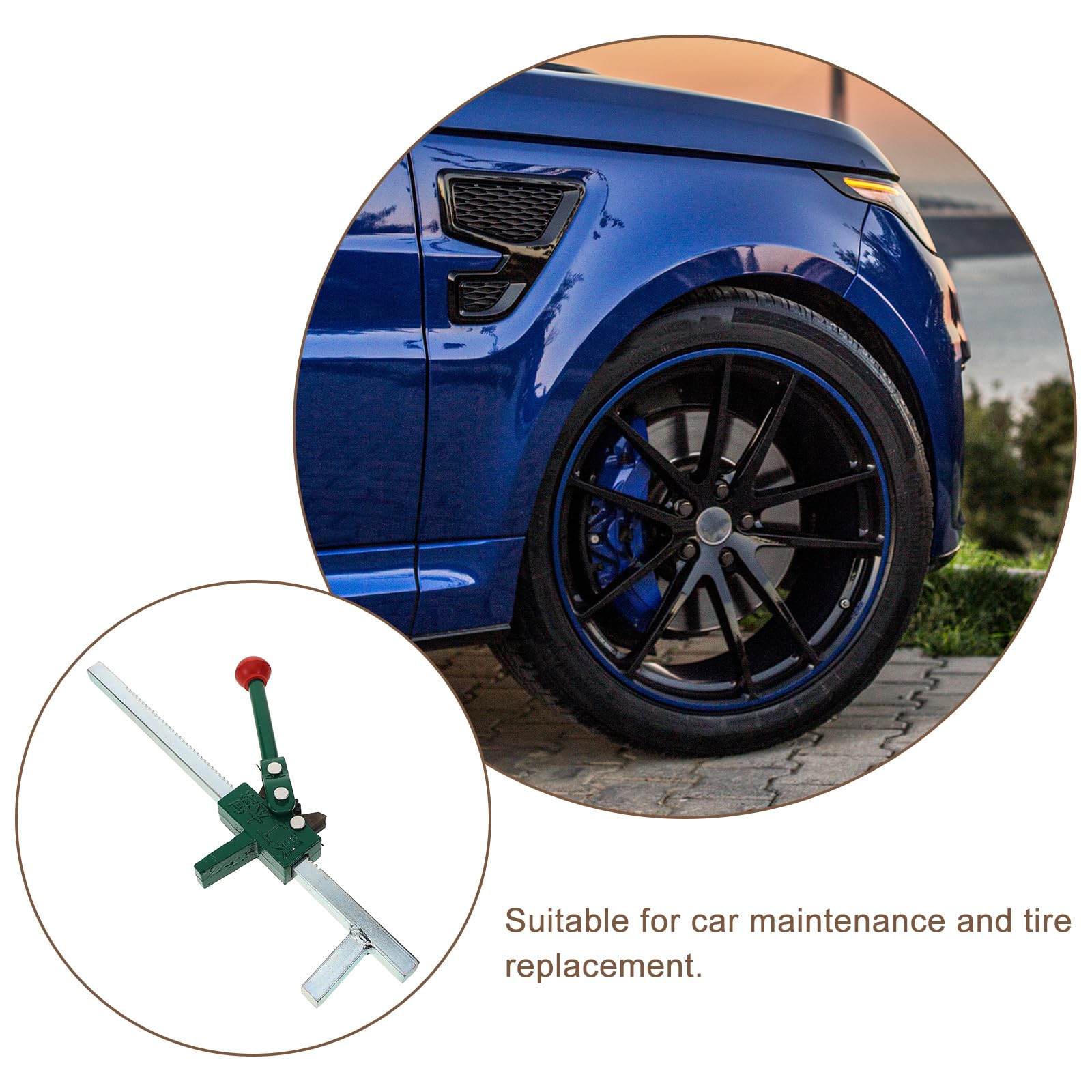 ULTECHNOVO Outil de Réparation de Pneus pour Camion et Voiture Écarteur Manuel Portable Adapté aux Centres d'Entretien Automobile