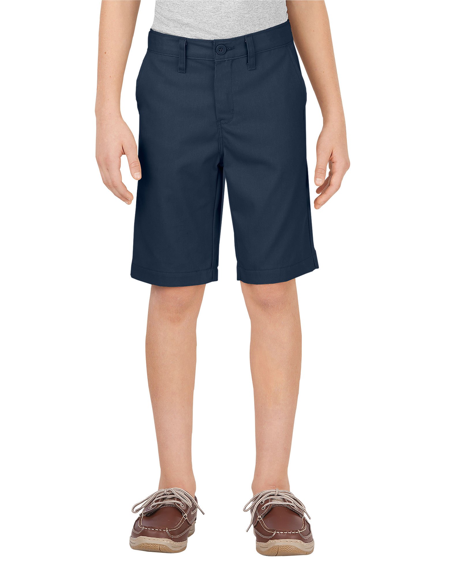 Pantalón corto Dickies elástico slim fit con frontal plano escolar 4