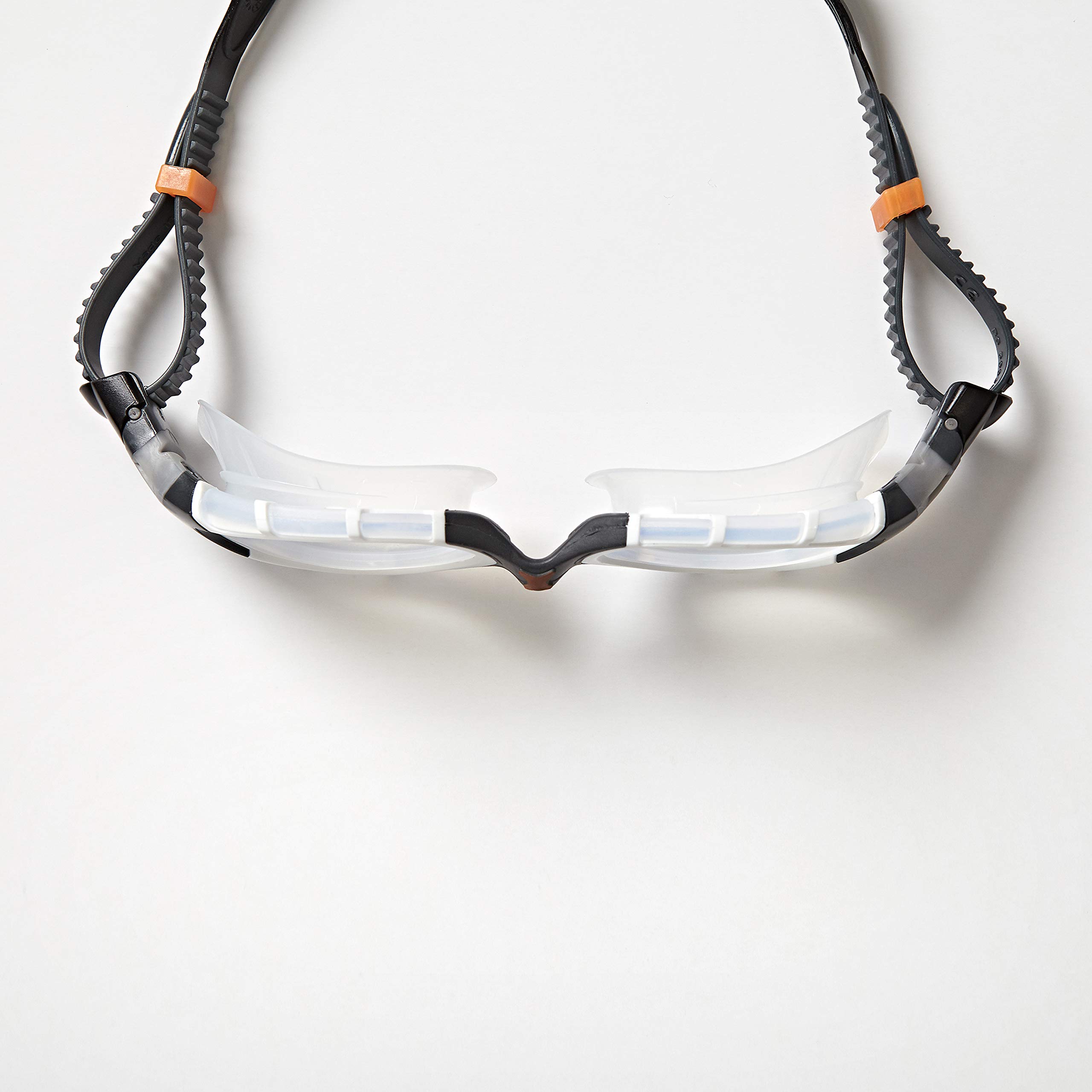 Zoggs Predator Flex Lunettes de Natation Unisex, Blanc/Noir/Transparent, Regular