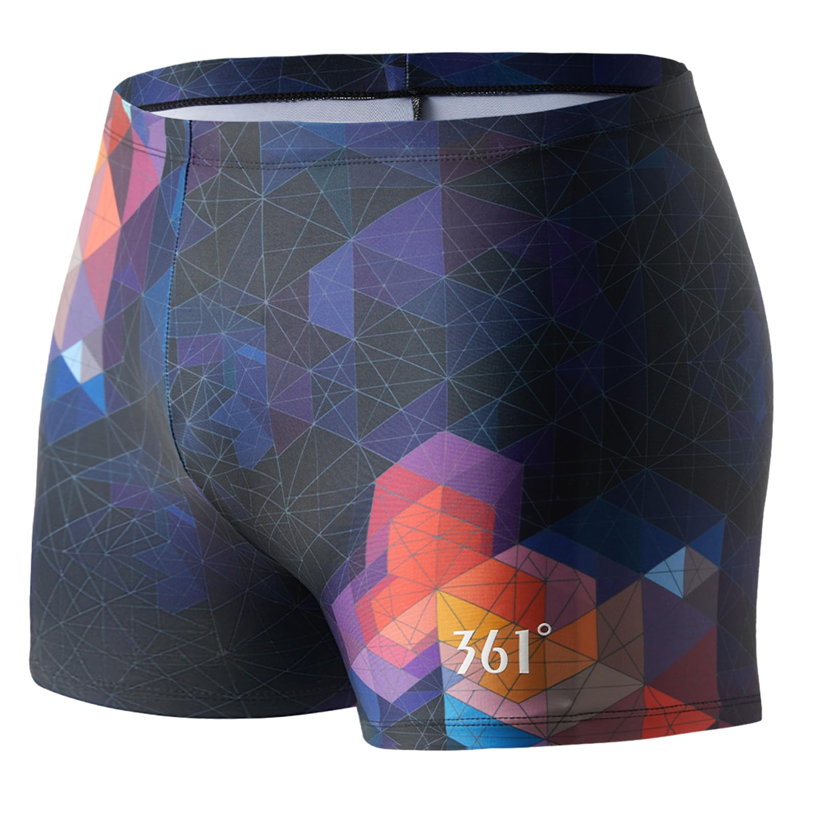 361º Jammers Swimsuit for Men, Competition Lap Swim Suit, Square Leg Endurance Training, Blue, XXXXL