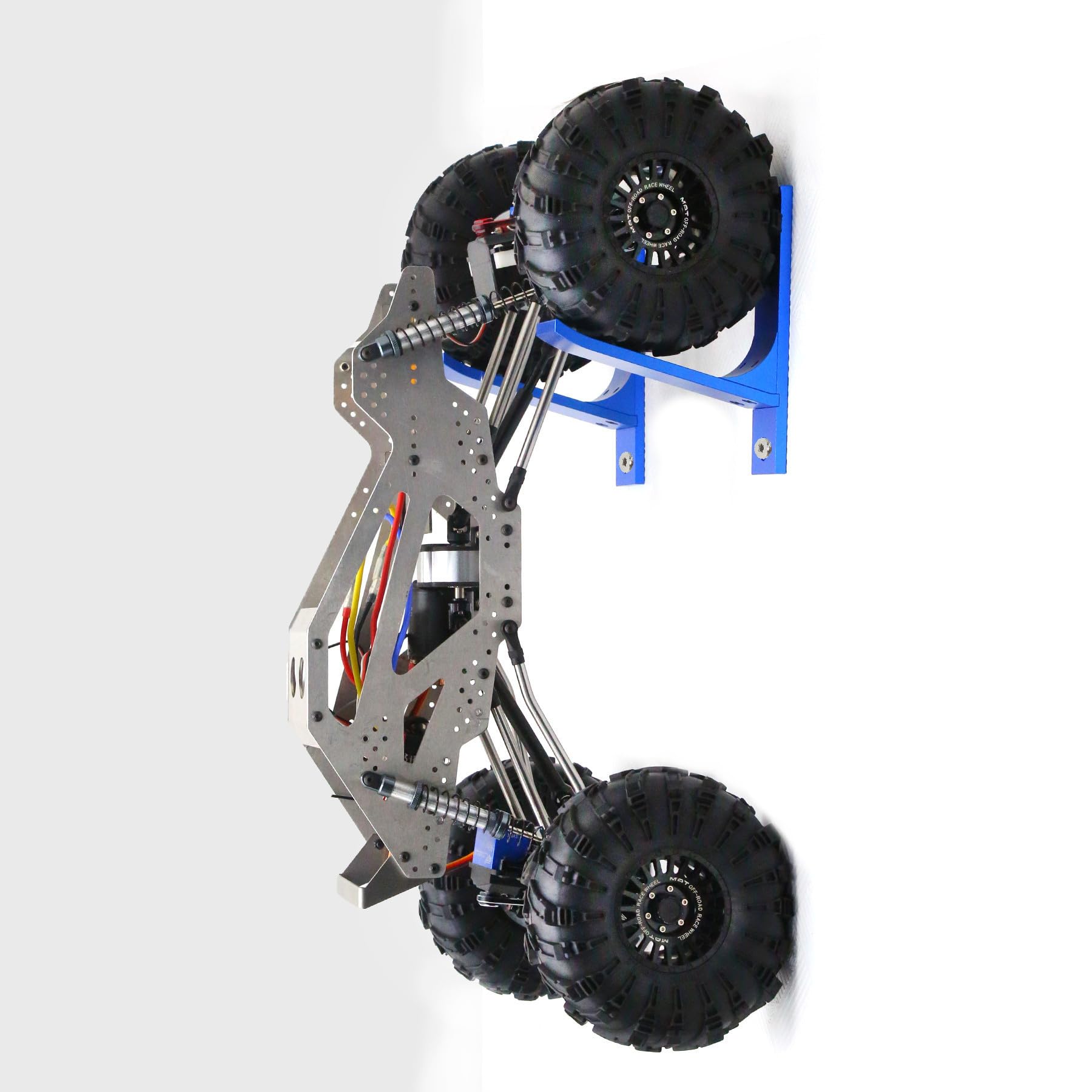 Station de travail en aluminium RC 360° pour modèles 1/8 à 1/16 SCX10