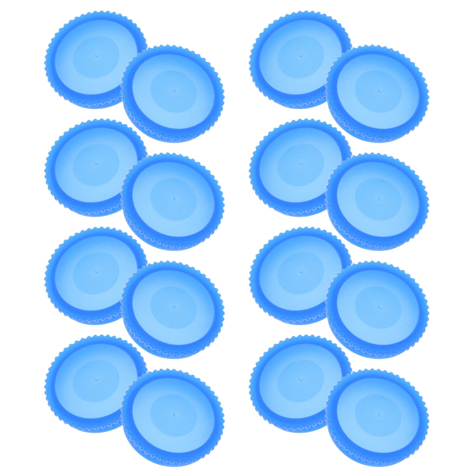 Bouchon anti-poussière plastique bleu 20 mm pour finition de tubes
