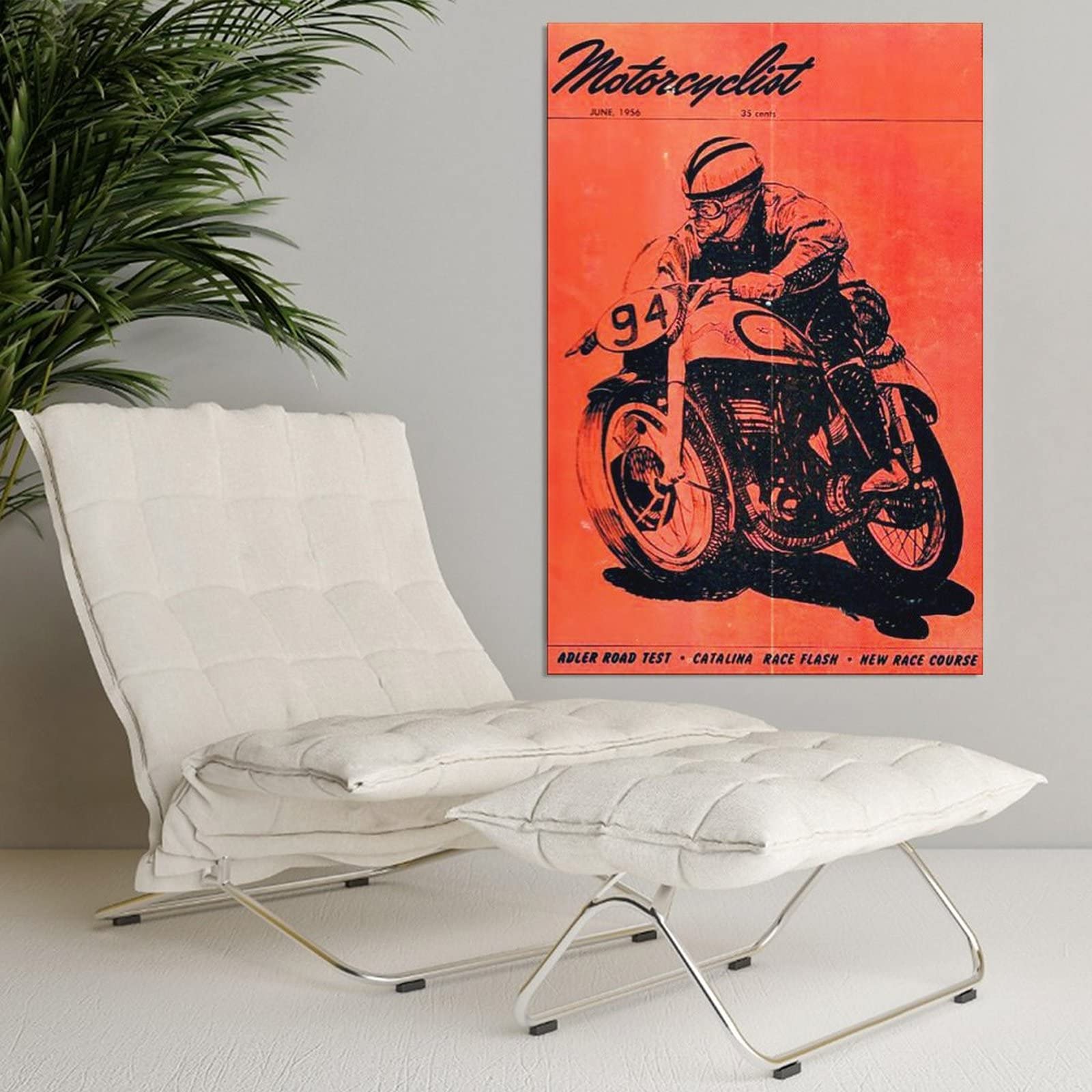 Poster Manifesto Locandina Pubblicità Stampa Vintage Moto Scooter Guzzi Italia