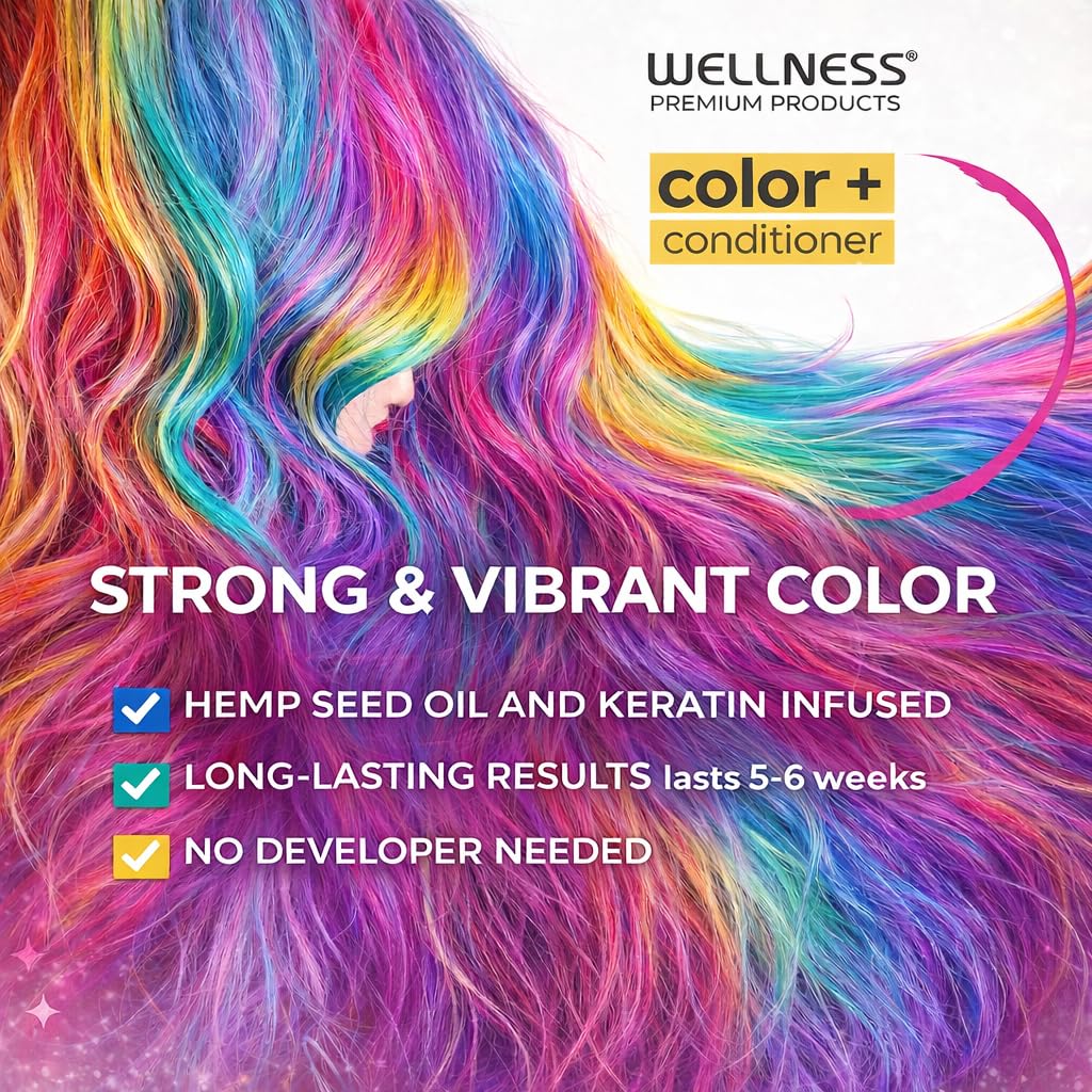 WELLNESS PREMIUM PRODUCTS Wellplex Color Maschera – Violet 250 ml