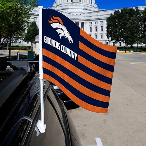 Miniatura 479 de Rico Industries NFL - Bandera de doble cara para automóvil, accesorio para auto B07NHSRDX2