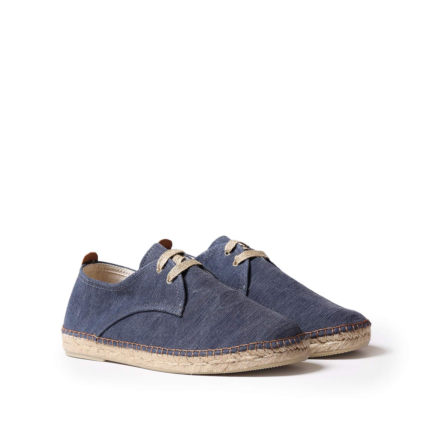 TONI PONS Dixon - Espadrillas Stringate Uomo realizzate in Tessuto di Cotone.