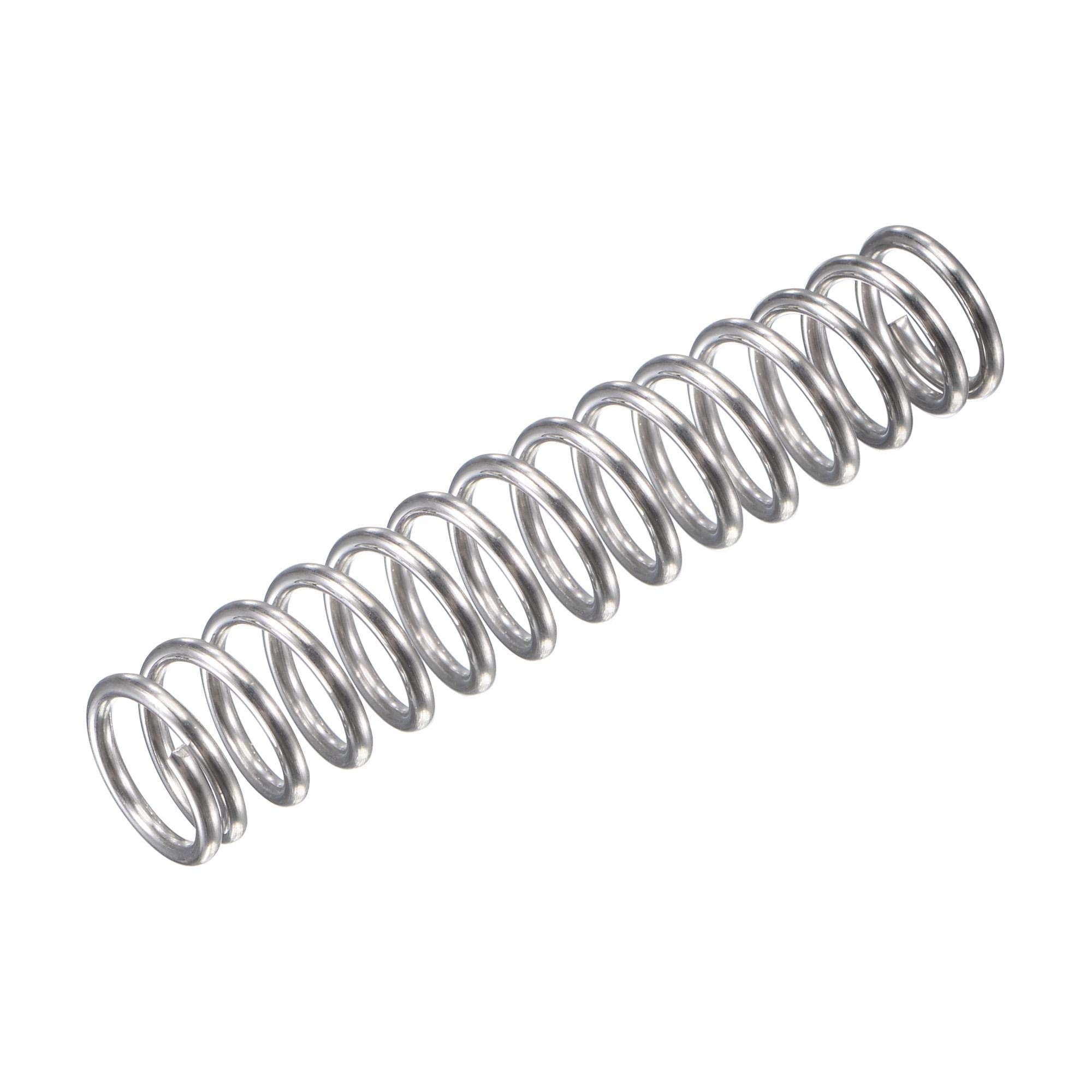 Sourcingmap - Molla compressa in acciaio INOX, lunghezza 2,4 cm, 5