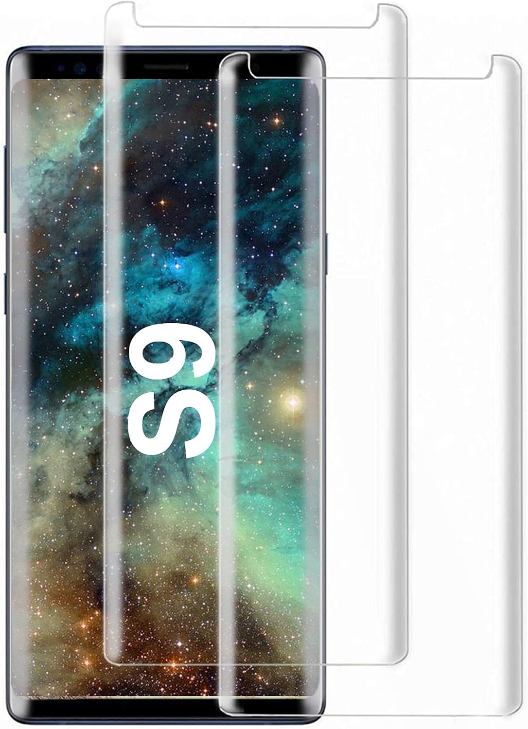 Arshek Glass Screen Protector for Samsung Galaxy S9, 3D Curved 9H Hardness Tempered Glass, High Definition, Case Friendly Bubble-Free for Galaxy S9 Glass Screen Protector
