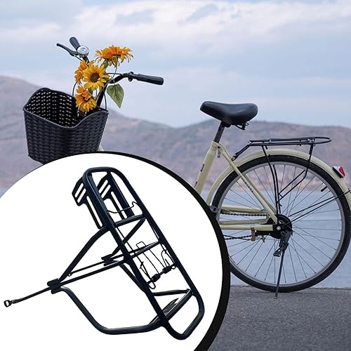 Miniatura 4 de Yiju Bike Cargo Carrier Rack,Rear Bicycle Rack Cycling Equipment Stand Luggage Holder Pannier Support for Mountain Bikes Storage