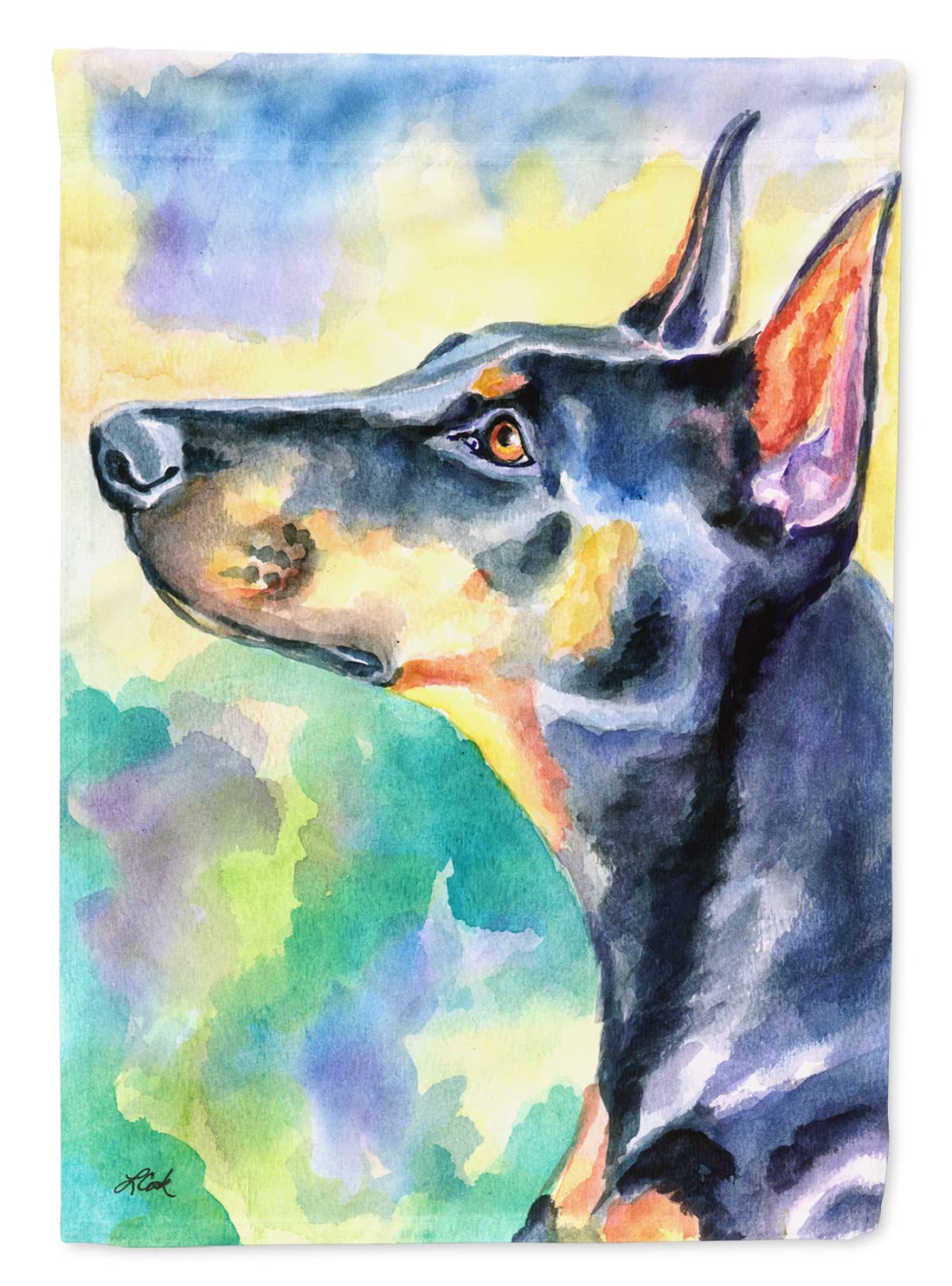 Doberman drapeau de jardin pour embellir vos allées et accueillir vos invités avec élégance