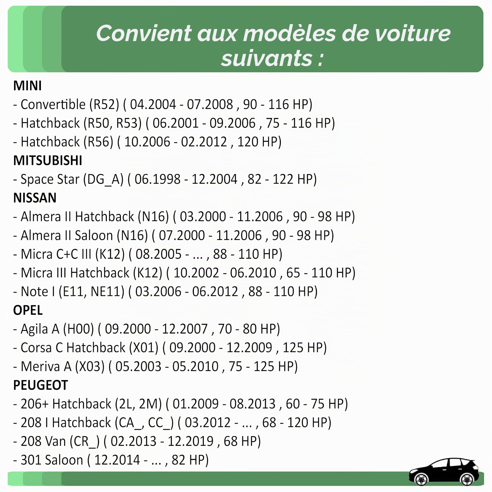 AERZETIX - C76872 - Jeu de joint-soufflet arbre de commande - côté boîte de vitesses - compatible avec numéros OE 328794