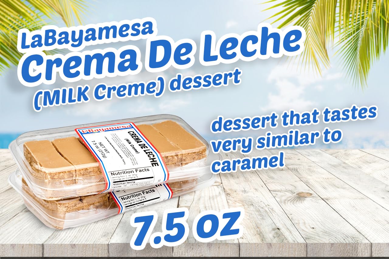 La Bayamesa Crema de leche / MILK Creme 7.5 oz (2 pack)