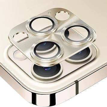 2021 Improved Model Aluminum Alloy iPhone 13 Pro / 13 Pro Max Camera Film, Full Camera Protection, Lens Cover, 3D Dimensional, Full Body Protection, Overexposure Prevention, 9H Hardness, Scratch