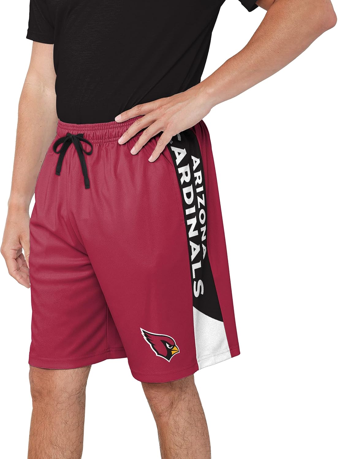 FOCO NFL Mens NFL Team Logo Side Stripe Training Shorts - Image 2