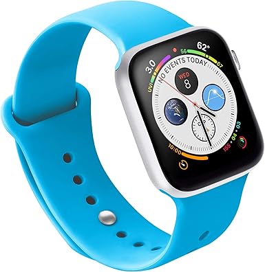 Amazon.com: Naztech Soft-Touch Silicone Band 42mm 44mm for Apple Watch,  Compatible with Watch Series 6 /SE /5 /4 /3 / 2/ 1, [Universal  Interchangeable Replacement Band Strap] - Blue : Cell Phones \u0026 Accessories