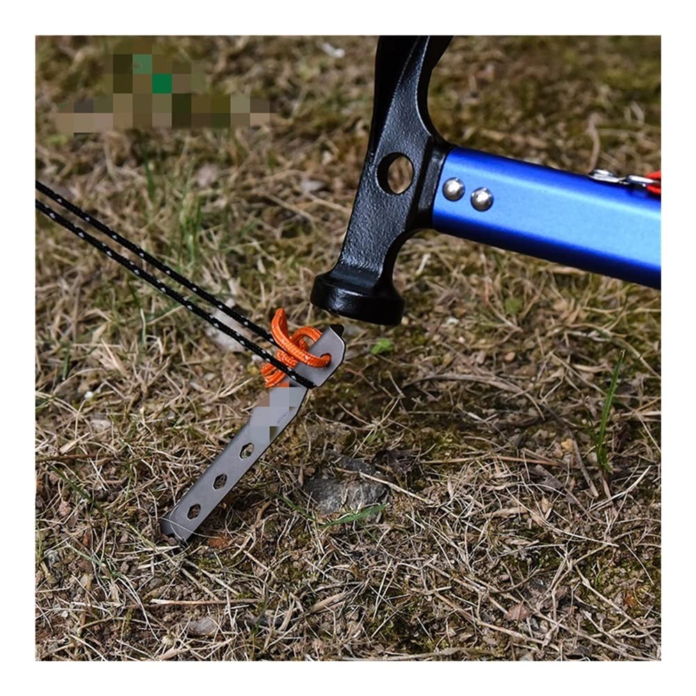 Piquets de Tente en Titane Piquets de Tente de Camping en Plein air Accessoires de Tente Piquets en Alliage d'aluminium Robustes Clous 4/6/8 pièces Accessoires de Tente de Voyage e