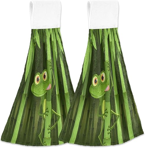 Miniatura 8 de Flying Pig - Toalla de cocina decorativa para el hogar, 2 toallas para colgar platos, toallas para atar con lazo, toallas absorbentes súper suaves