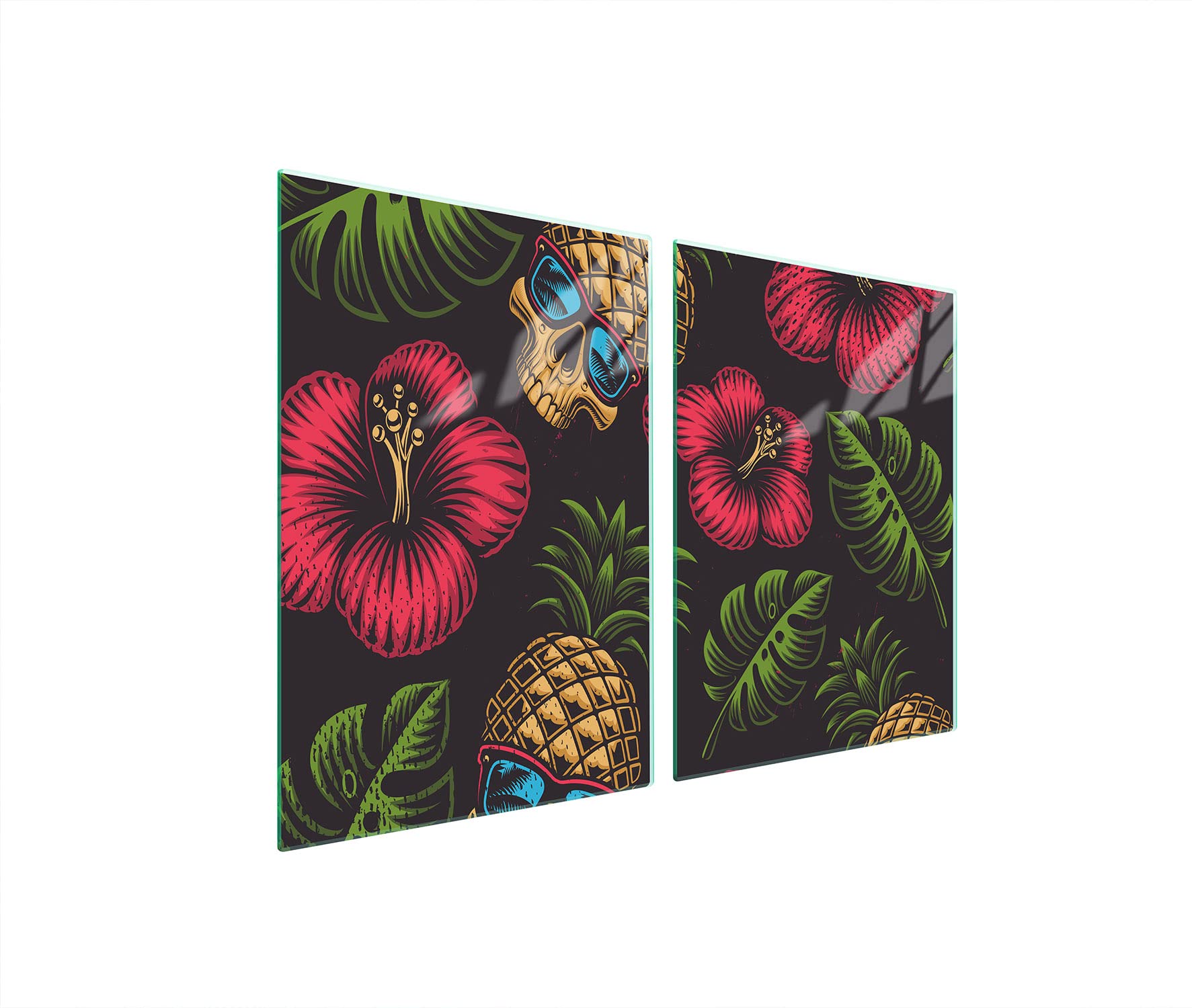 DarHuas afdekplaat voor fornuis, 45 x 52 cm 2-delig