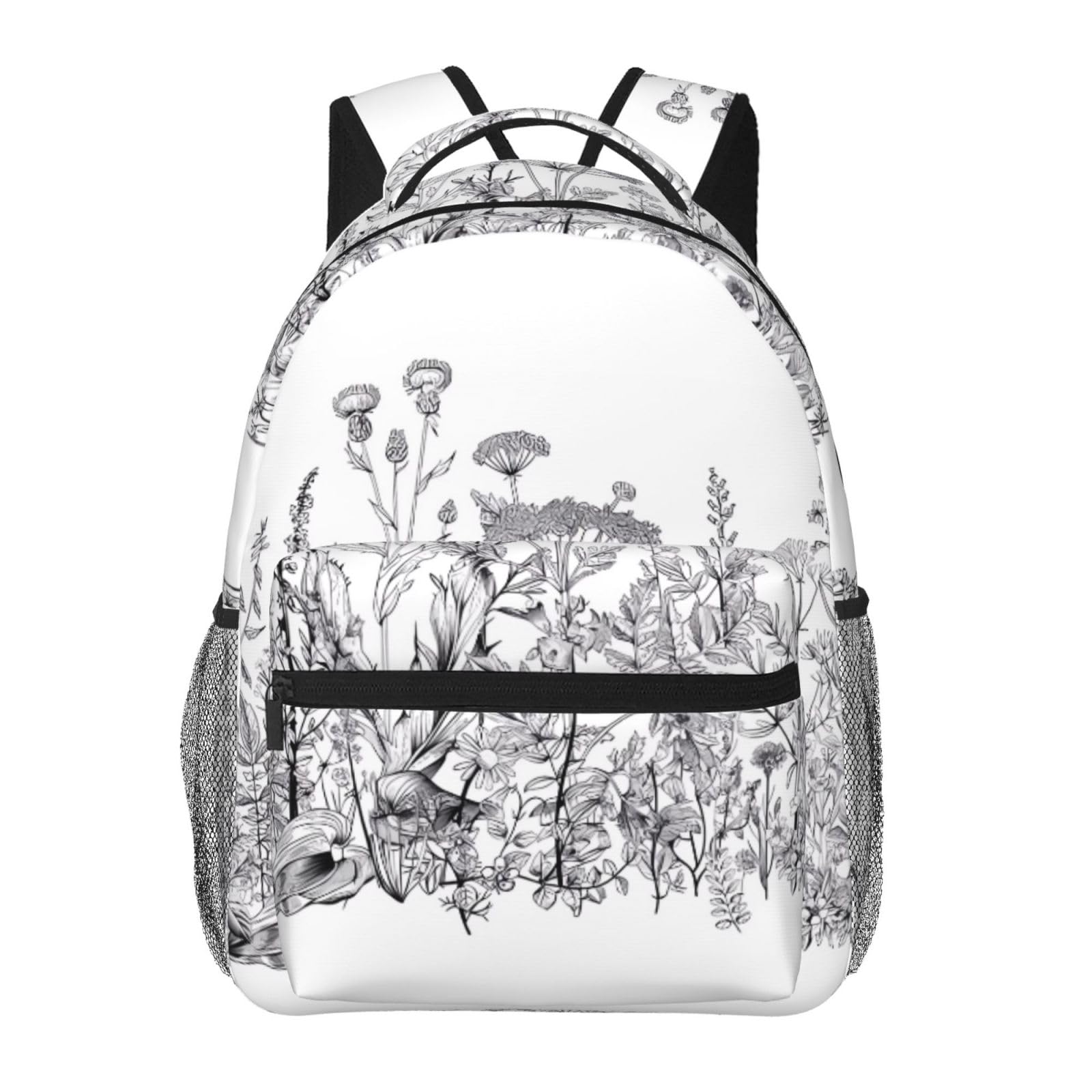 Mochila para laptop con flores perfecta para escapadas de camping y negocios 7