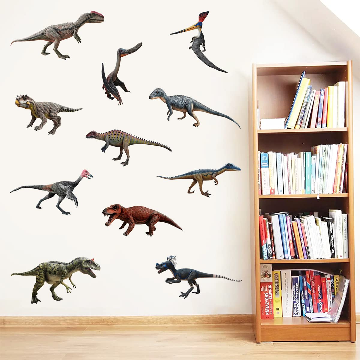 Calcomanías De Dinosaurios Para Pared: Decoración Infantil