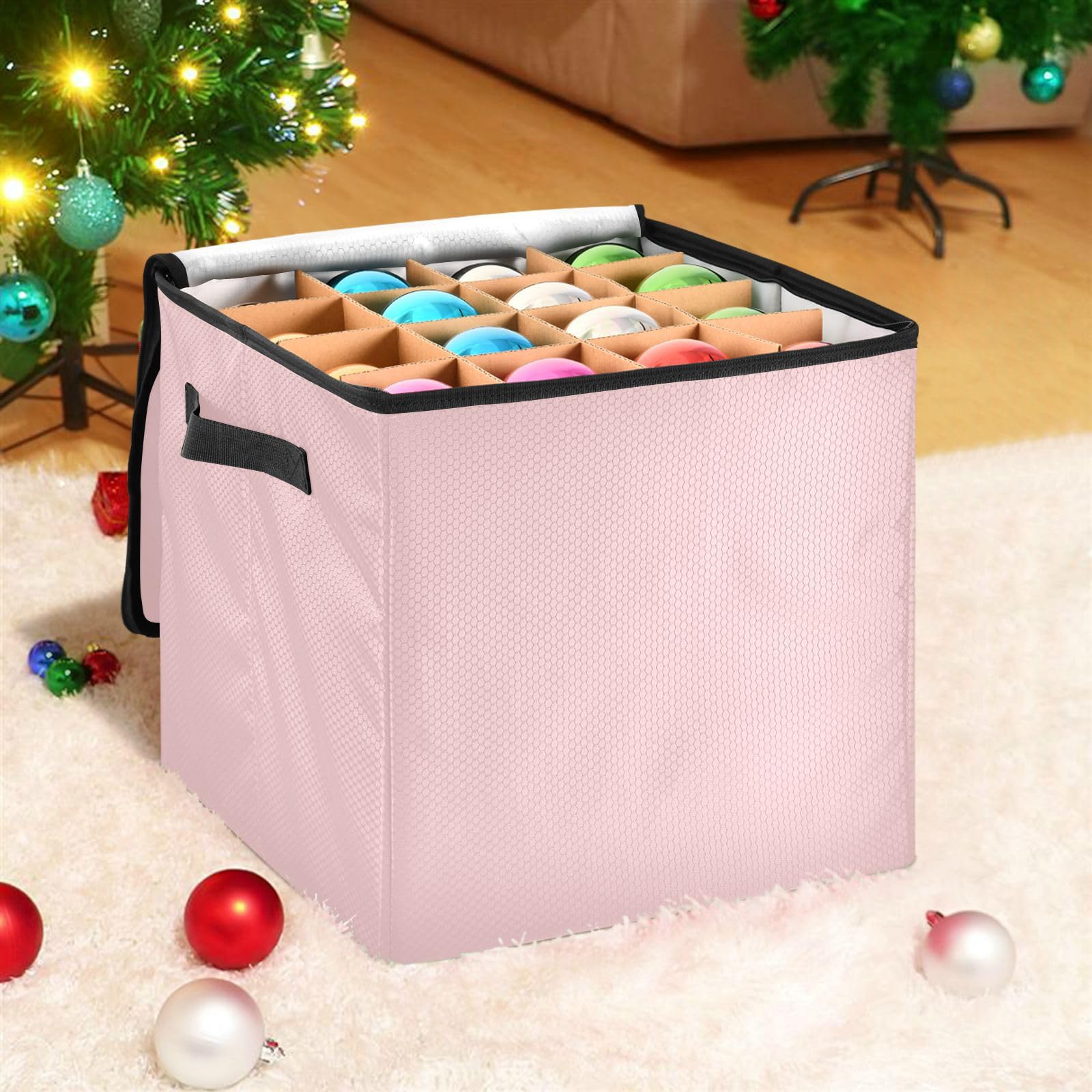 Amazon.com: YETTASBIN Pink Solid Color Large Christmas