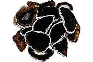 5 Pcs Agate Slice Pendant