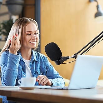 YOUSHARES Rode PodMic Pop Filter - Mic Windscreen Microphone Cover Foam for Rode PodMic Podcasting Microphone to Blocks Out Plosives