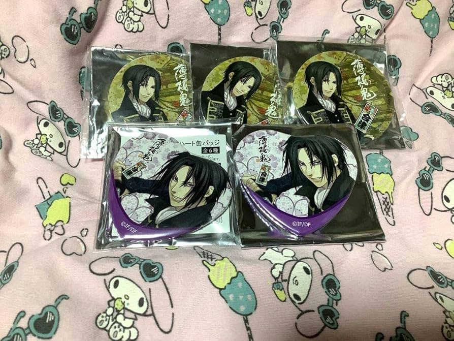 薄桜鬼 土方歳三 缶バッジ - ピンズ・ピンバッジ・缶バッジ買う