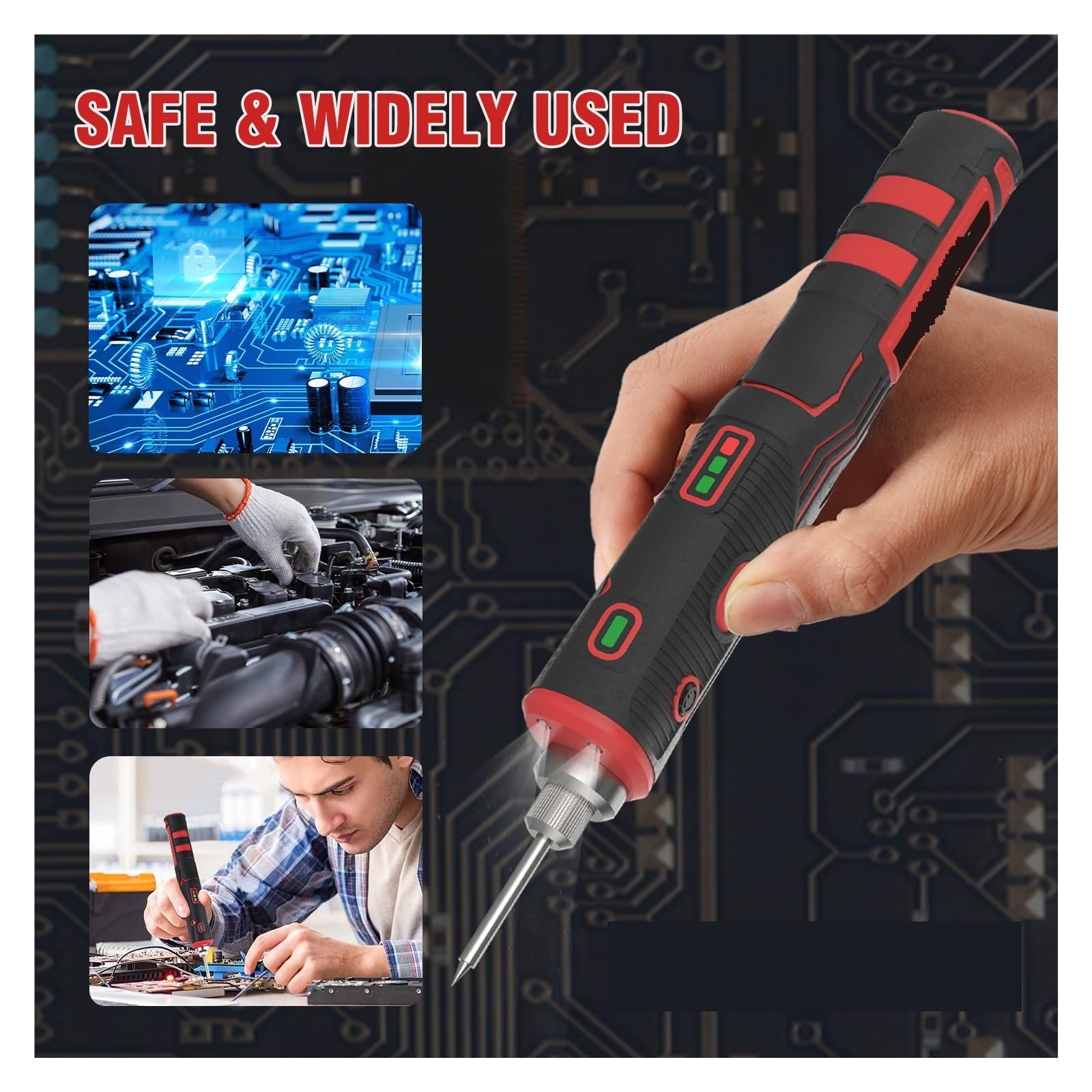 Kit De Pistola For Soldar Inalámbrico, Actualización 11W, Soldador Portátil Calentamiento Rápido, Herramienta Soldadura Reparación Profesional Inalámbrica Calentamiento Preciso