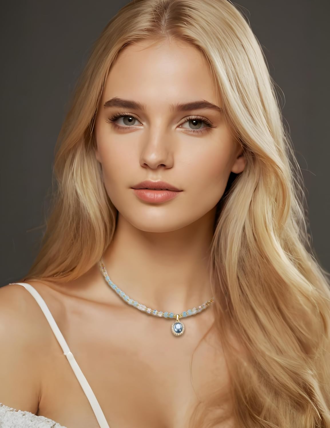 Mini Natural Gemstone Beaded Choker Necklace Gold Plated Healing Crystal Boho Layering Statement Jewelry for Women - Image 3