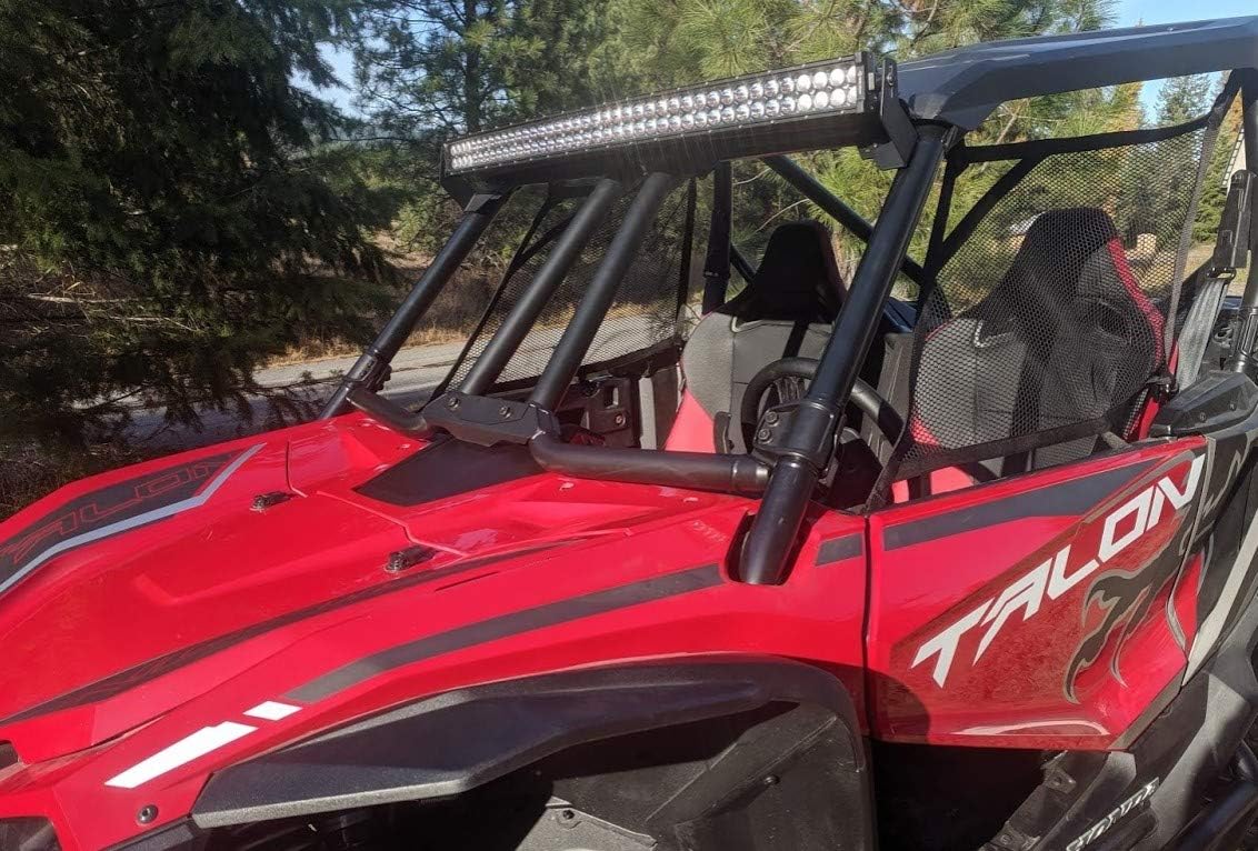 Tercel Light Bar Mount for Honda Talon 1000X / 1000R (2019+) - Accommodate 36 - 43 Inches Light Bars - Easy Bolt-On Installation