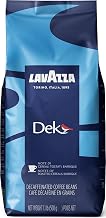 Lavazza DEK Whole Bean Coffee, Arabica and Robusta Blend, 1.1 lb Bag (Pack of 1)