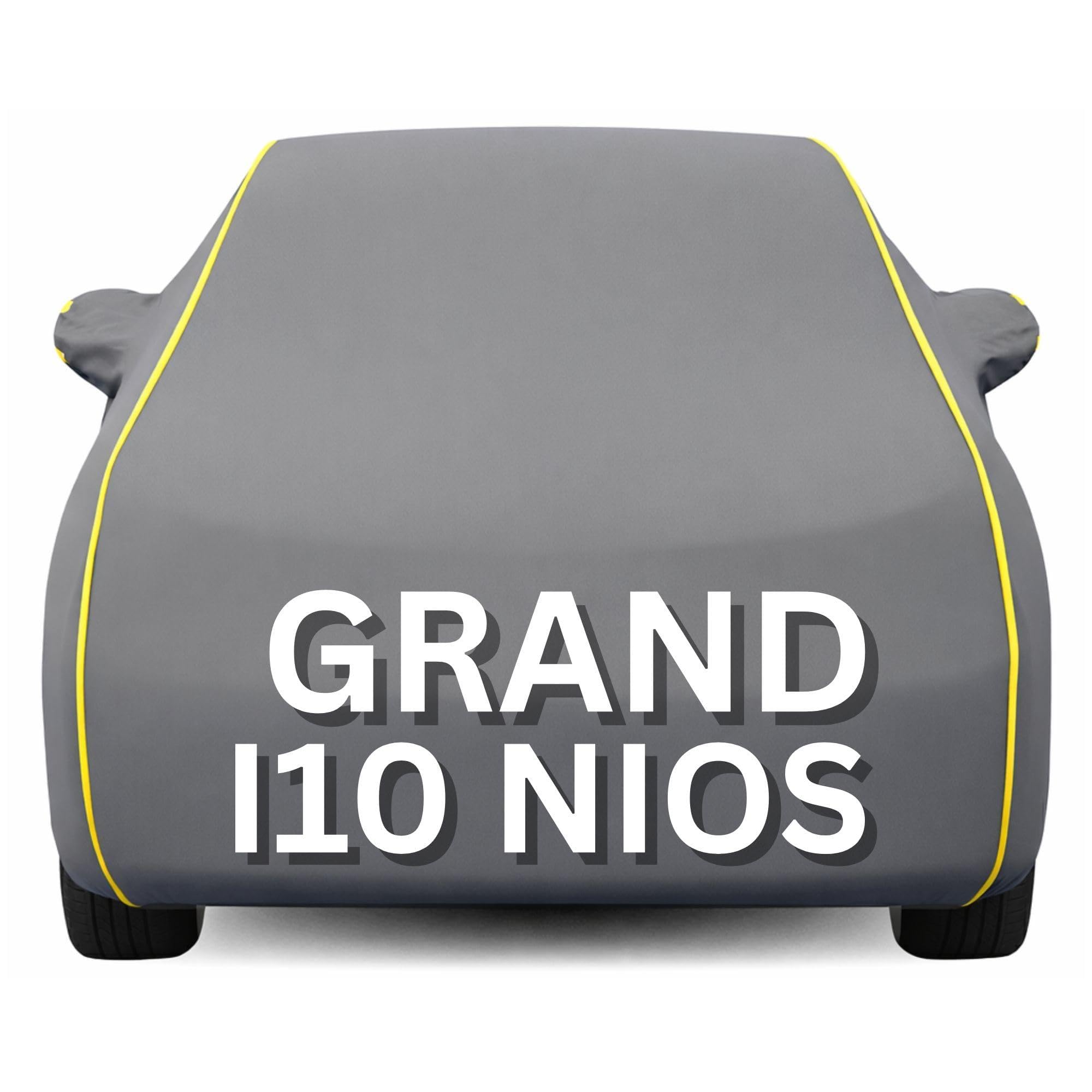 Wao New i10 Sports Car Body Cover Dustproof for (Year 2016 to 2026) All Model, Compatible with i10 Sports Full Car Covers, Comes with Bird Droppings, Scratch, UV and Paint Protection