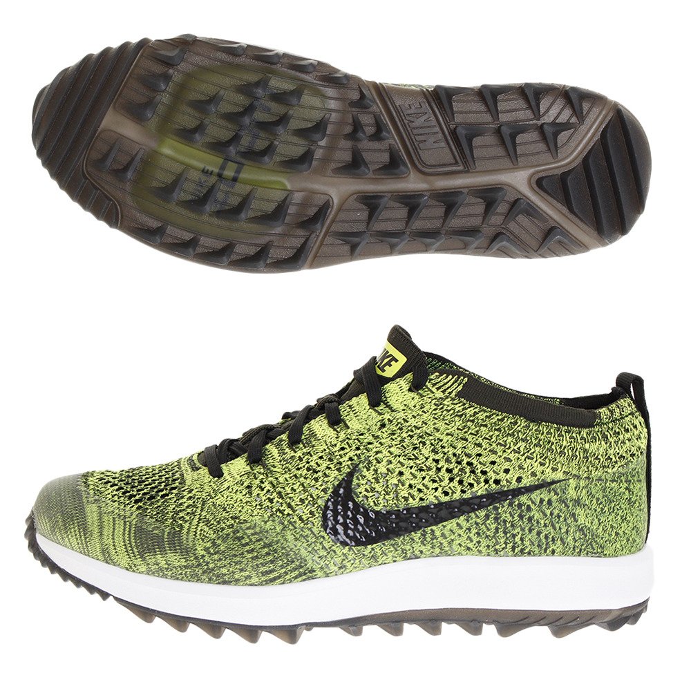 nike mens flyknit racer g golf shoes