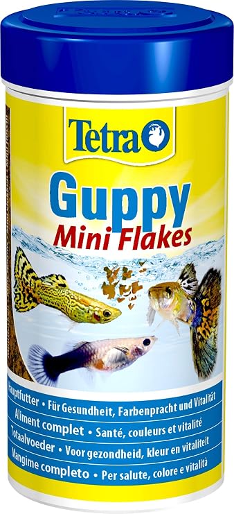 Nourriture Pour Guppies Tetra - Aliment Complet En Flocons 250ml - Pour Couleur Et Vitalité