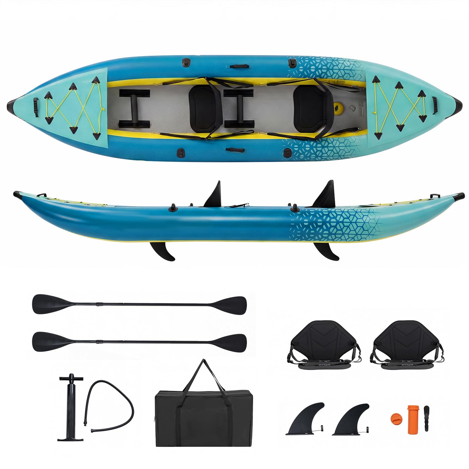 GYMAX Inflatable Kayak